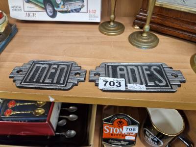MENS + LADIES SIGN