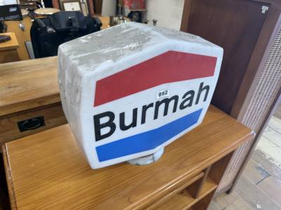 BURMAH PETROL PUMP GLOBE