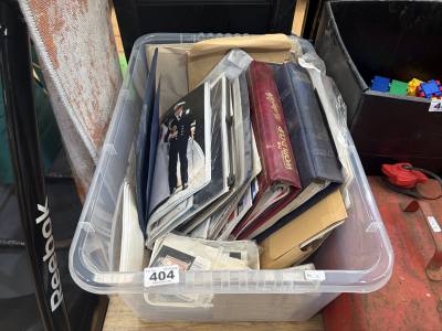 BOX OF FIRST DAY COVERS + STAMPS