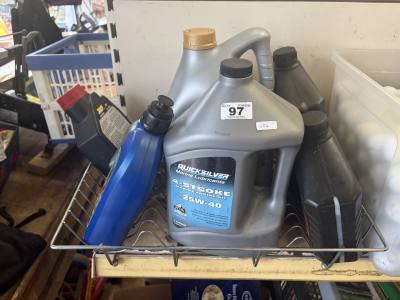 BASKET OF NEW ENGINE OILS