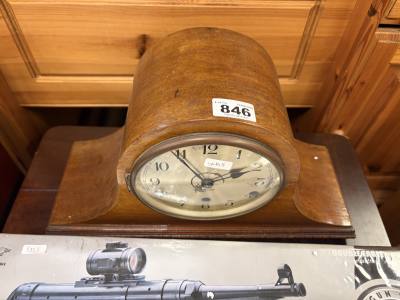NAPOLEON HAT MANTLE CLOCK