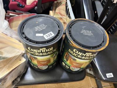 2 X TUBS OF FENCE PAINT