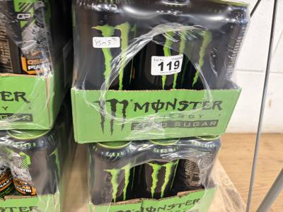 2 X CASES OF ORIGINAL MONSTER