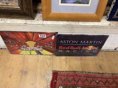 2 X TIN SIGNS