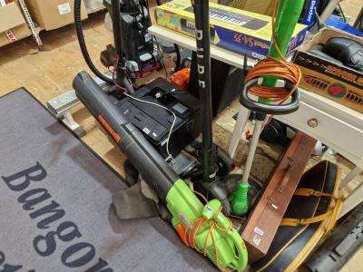 ELECTRIC LEAF BLOWER + STRIMMER
