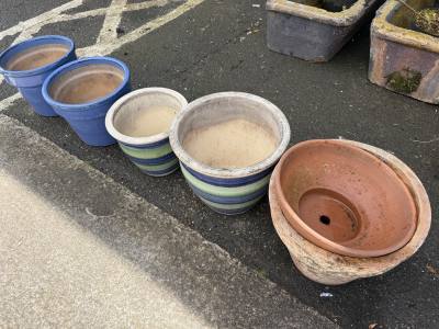 LOT OF PLANTERS