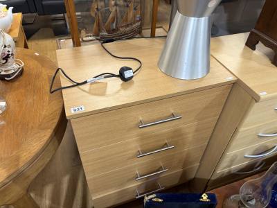 OAK EFFECT DRAWER CHEST