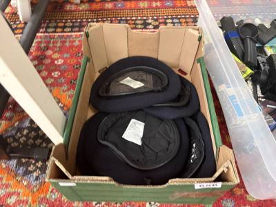 BOX OF BERETS 