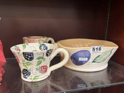 3 PIECES OF EDEN POTTERY