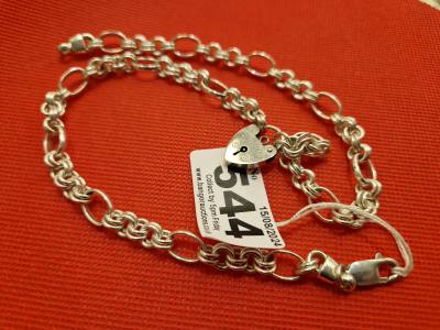 SILVER CHAIN + LOCKET