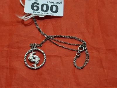 SILVER CHAIN + PENDANT