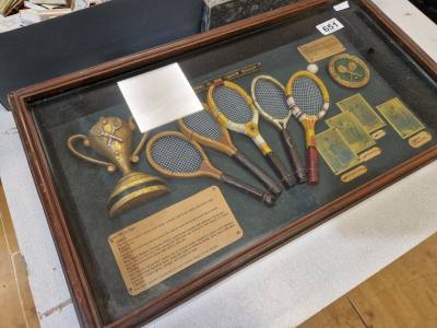TENNIS HISTORY PLAQUE