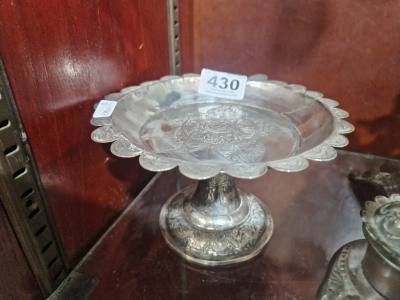 SILVER BON BON DISH