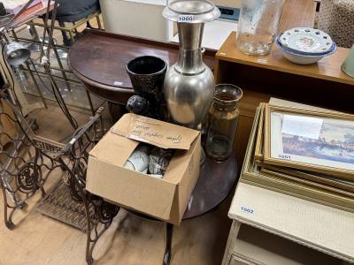 PART TEA SET + VASES