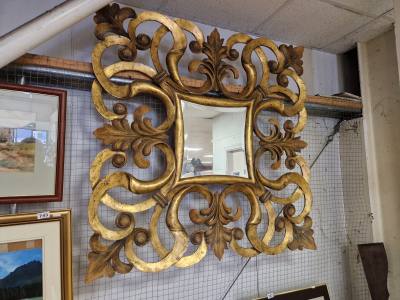 CHRISTOPHER GUY CARVED MIRROR