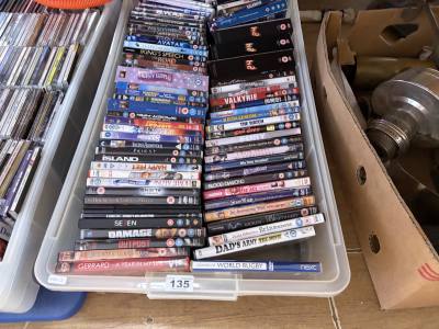 BOX OF DVD'S