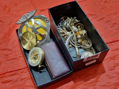 2 X BOXES OF CURIOS + JEWELLERY