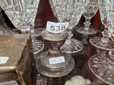 SILVER CANDLE HOLDER