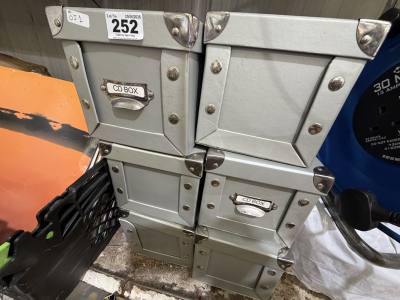 6 X BOXES OF DVDS