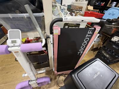FOLDING TREADMILL + EXERCISER