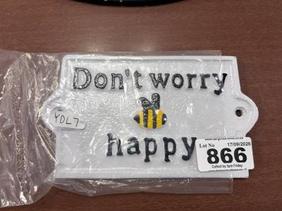 BEE HAPPY SIGN