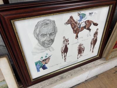 LESTER PIGGOTT PRINT