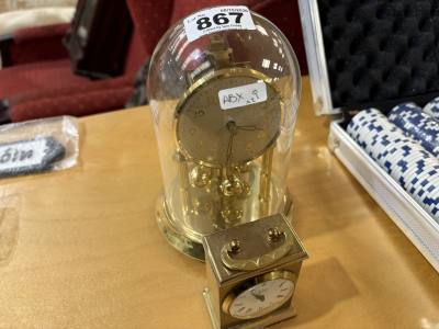 ANNIVERSARY CLOCK + CARRIAGE CLOCK