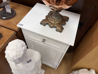 WHITE BATH CABINET