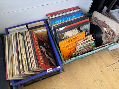 2 X BOXES OF RECORDS
