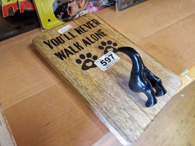 NEVER WALK ALONE SIGN