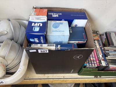 BOX OF OIL FILTERS