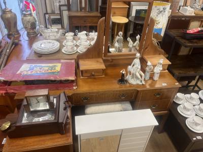 DRESSING TABLE + BEDSIDE + STOOL