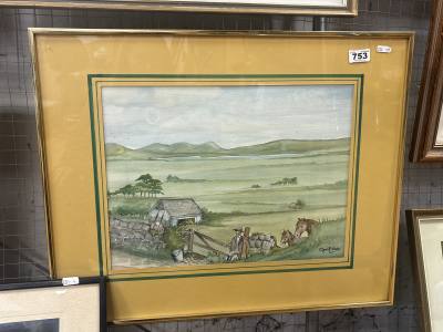 CYRIL F. CAIN WATERCOLOUR