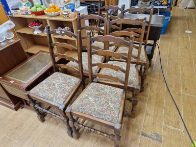 6 X DINING CHAIRS