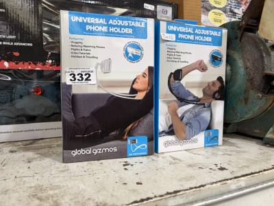 2 X ADJUSTABLE PHONE HOLDERS