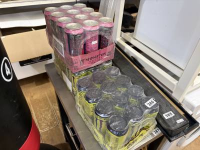2 X CASES OF MONSTER