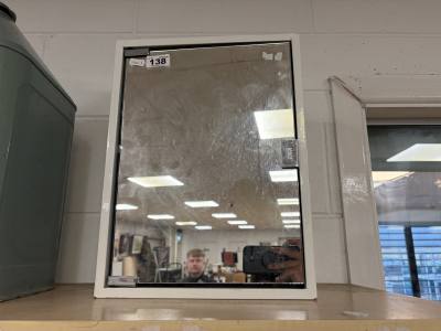  MIRRORED BATHROOM CABINET