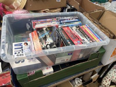 2 X BOXES OF DVDS