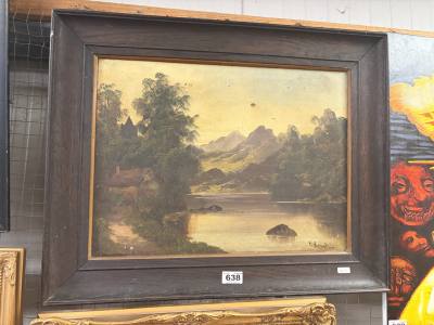 T. NICHOLL 19TH CENTURY OIL