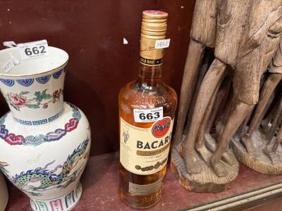 1L BOTTLE OF BACARDI GOLD