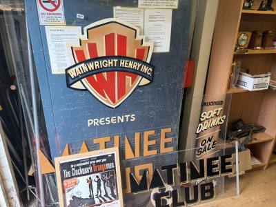 3 X MATINEE CLUB SIGNS