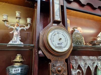OAK BAROMETER