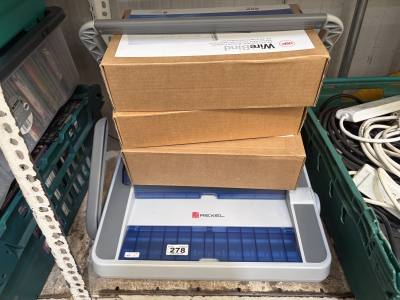REXEL BINDER + BINDINGS