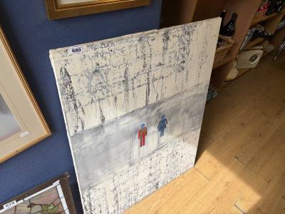 SIGNED ABSTRACT OIL