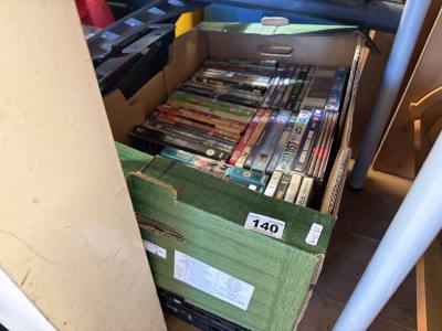 2 X BOXES OF DVDS