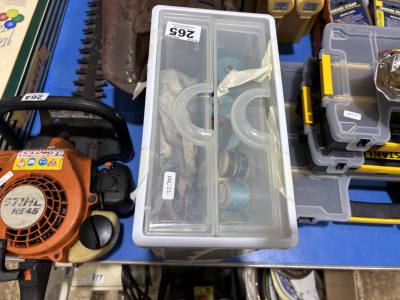 BOX OF SEWING ACCESSORIES