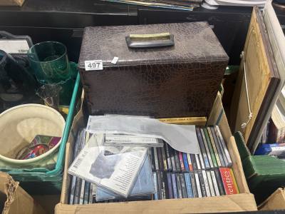 BOX OF CD'S + RECORDS