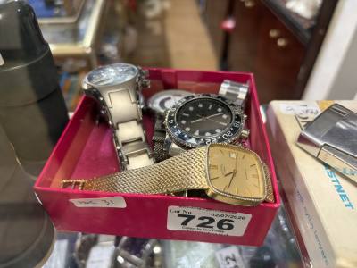 BOX OF WATCHES