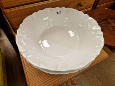 2 X LARGE BOWLS