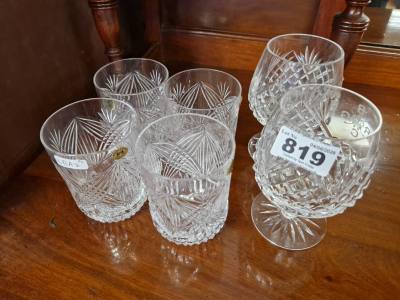 6 X TYRONE GLASSES